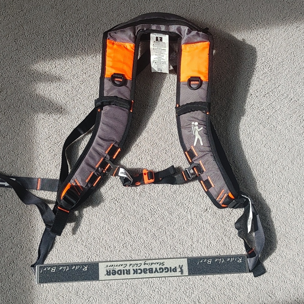 Piggyback Standing Child Carrier - Black